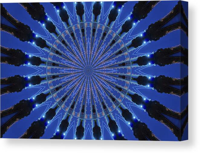Geometric Canvas Print featuring the photograph Kaleidoscopes by Theodore Jones