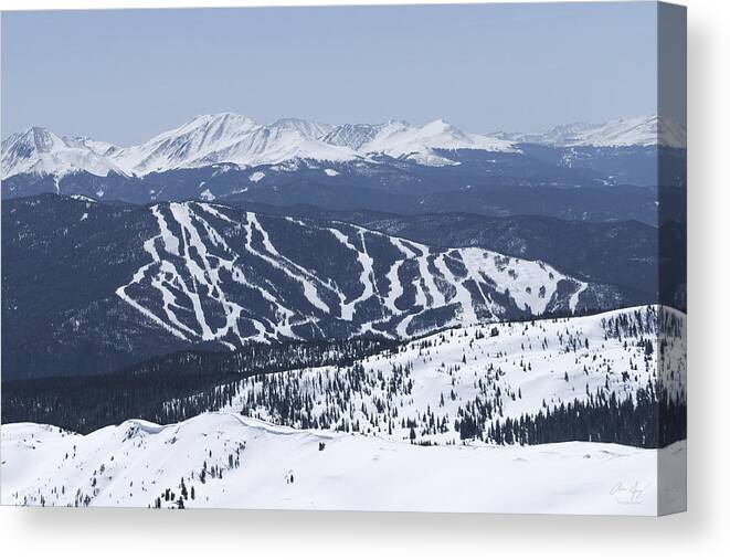 Keystone Canvas Print featuring the photograph Keystone by Aaron Spong