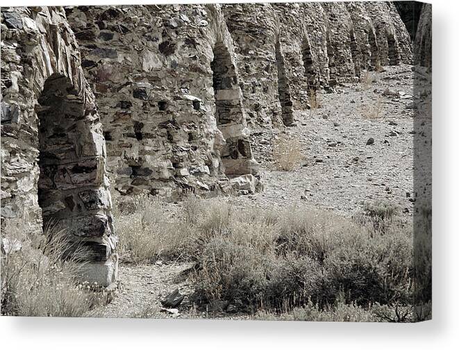  Canvas Print featuring the photograph Kilns by A paul Cartier