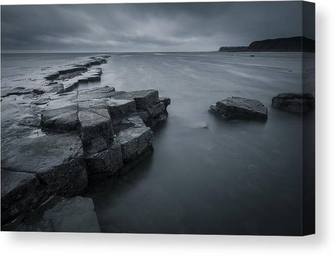 Dorset Canvas Print featuring the photograph Kimmeridge Gray by Andy Bitterer