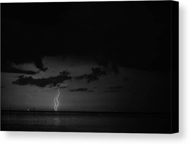 Lightning Canvas Print featuring the photograph Labor Day Weekend Lightning 10 by Richard Zentner