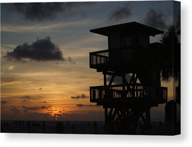 Lorida Canvas Print featuring the photograph Last Watch by Jean Macaluso