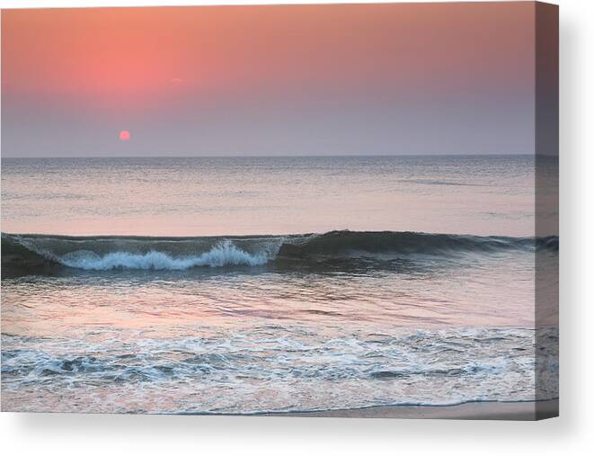 Beach Canvas Print featuring the photograph Late Summer Sunrise by Bill Wakeley