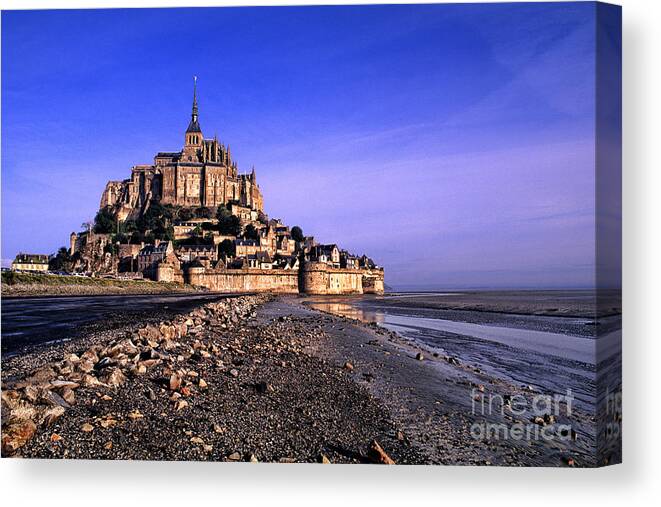 France Canvas Print featuring the photograph Le Mont St. Michel by Bill Bachmann