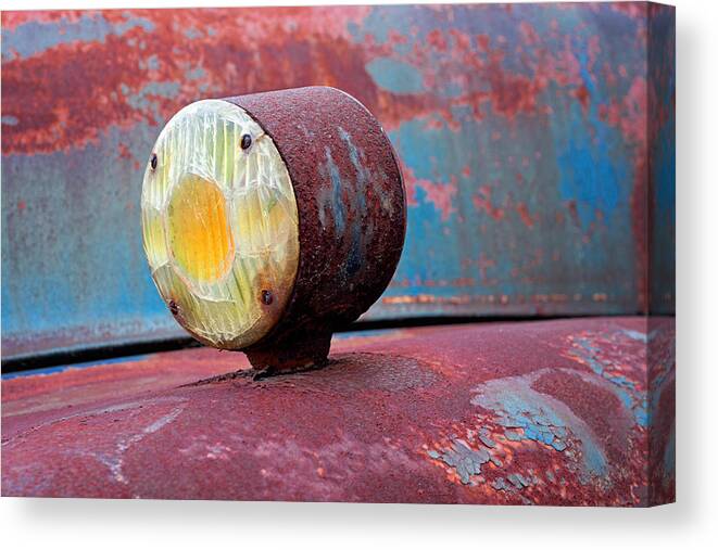 Truck Canvas Print featuring the photograph Left Turn by Michael Porchik