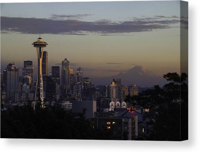 Seattle Canvas Print featuring the photograph Leona by Ryan McGinnis