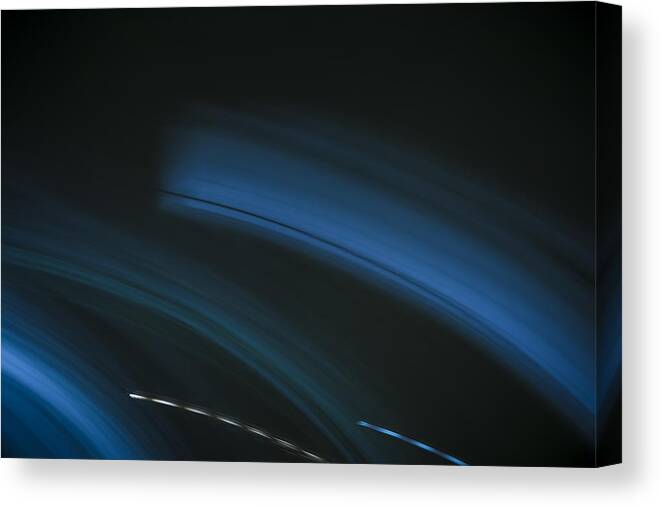 Abstract Canvas Print featuring the photograph Rolling Sea by Lee Harland