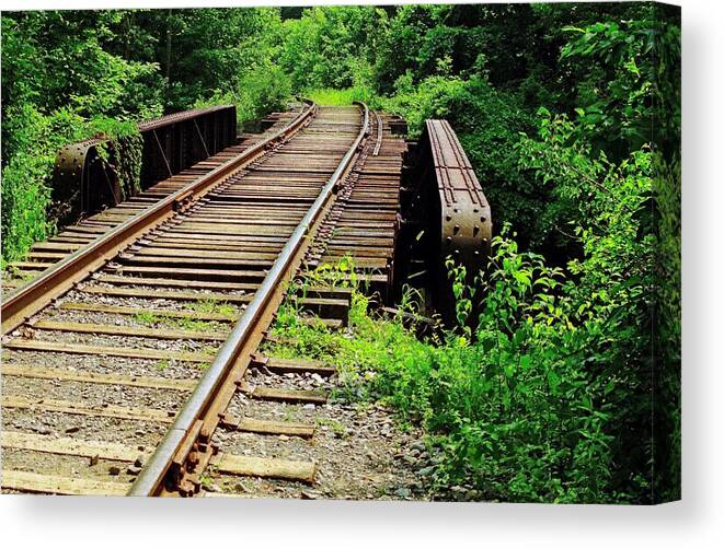 Railroads Canvas Print featuring the photograph Life's Journey by Ira Shander