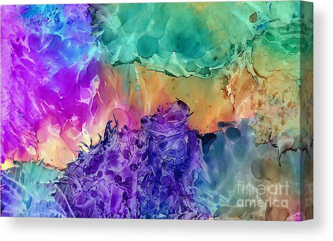 Light Canvas Print featuring the painting Light from Within by Alene Sirott-Cope