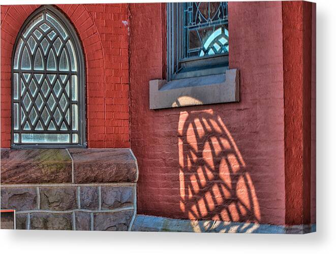 New Jersey Canvas Print featuring the photograph Light Shadows and Reflections by Gary Slawsky