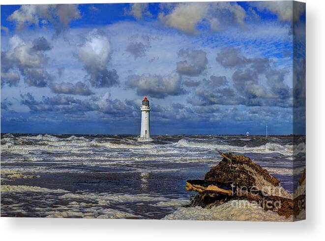 Lighthouse Canvas Print featuring the photograph Lighthouse by Spikey Mouse Photography