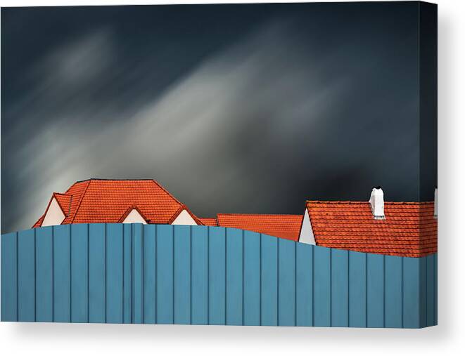 France Canvas Print featuring the photograph Living Behind The Fence by Gilbert Claes