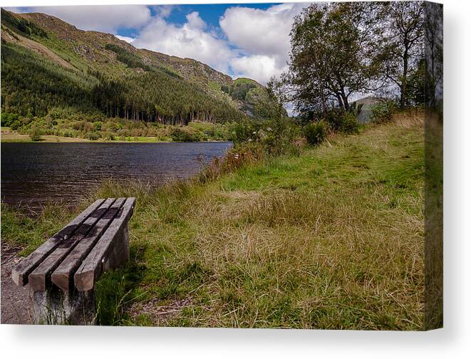 Europe Canvas Print featuring the photograph Loch Lubnaig by Sergey Simanovsky