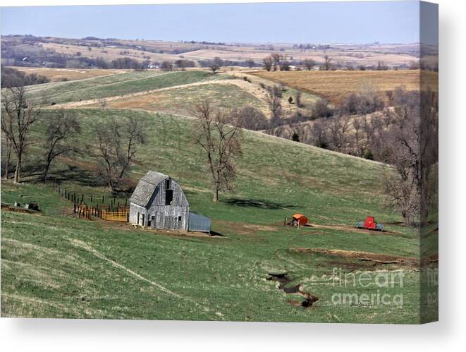 Loess Hills Canvas Print featuring the photograph Loess Hills by Yumi Johnson