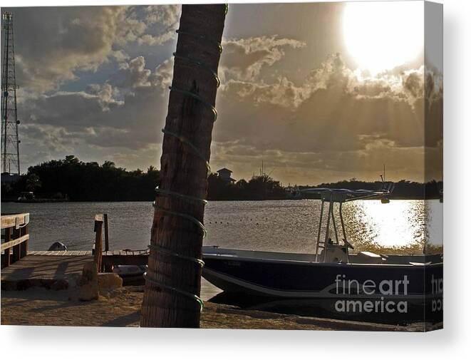 Key West Canvas Print featuring the photograph Lorelei View by Judy Wolinsky