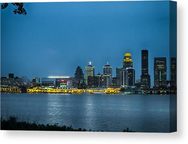 After Canvas Print featuring the photograph Louisville KY 2012 by Jack R Perry