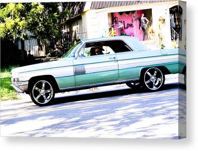 Car Canvas Print featuring the photograph Low Rider by Audreen Gieger