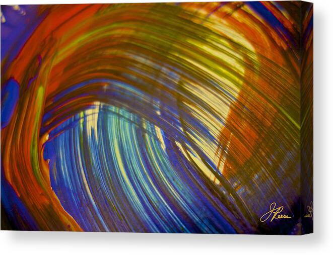 Abstract Painting Canvas Print featuring the painting Lyrical Painting 505 by Joan Reese