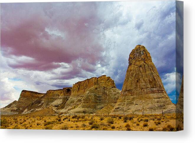 Utah Canvas Print featuring the photograph Majestic by Rochelle Berman