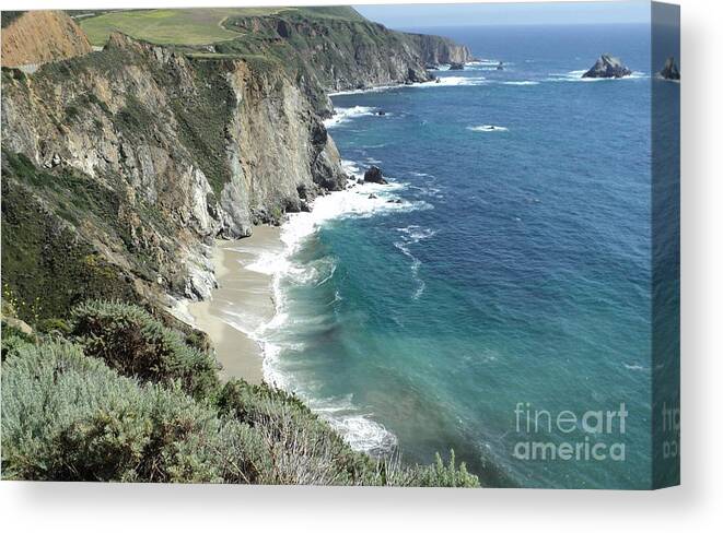 Ocean Canvas Print featuring the photograph Majestic Sea by Carla Carson