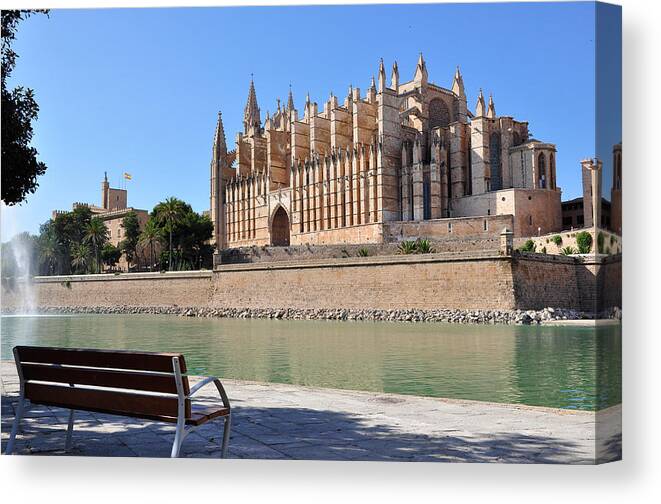 Chapel Canvas Print featuring the photograph Mallorca Cathedral by Rui Santos