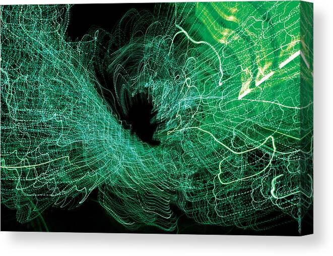 Abstract Canvas Print featuring the photograph Man Move 0058 by David Davies
