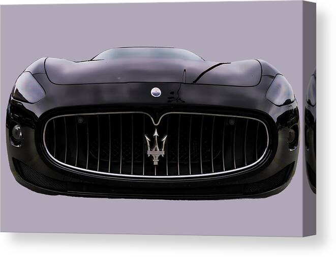 Outdoors Canvas Print featuring the photograph Maserati GranTurismo I by Paulette B Wright