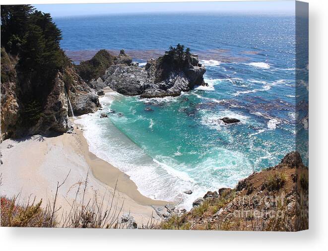 Mcway Falls Canvas Print featuring the photograph Mcway Falls by Bev Conover