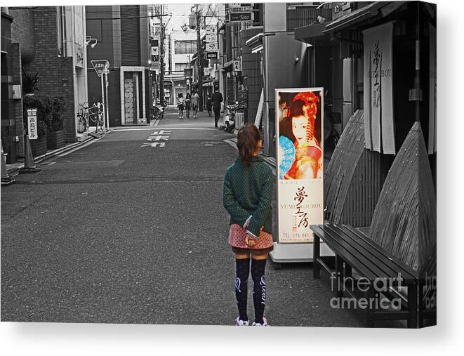 Meiko Canvas Print featuring the photograph Meiko Dreams by Cassandra Buckley