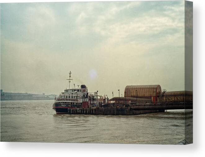 Mersey Canvas Print featuring the photograph Mersey Ferry by Spikey Mouse Photography