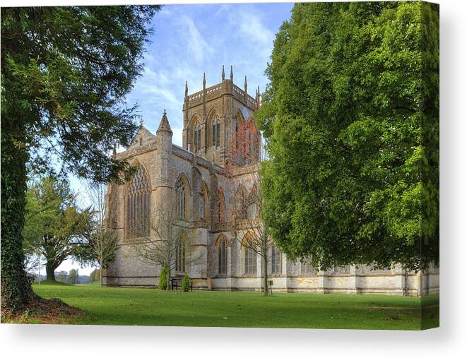 Milton Abbey Canvas Print featuring the photograph Milton Abbey by Joana Kruse