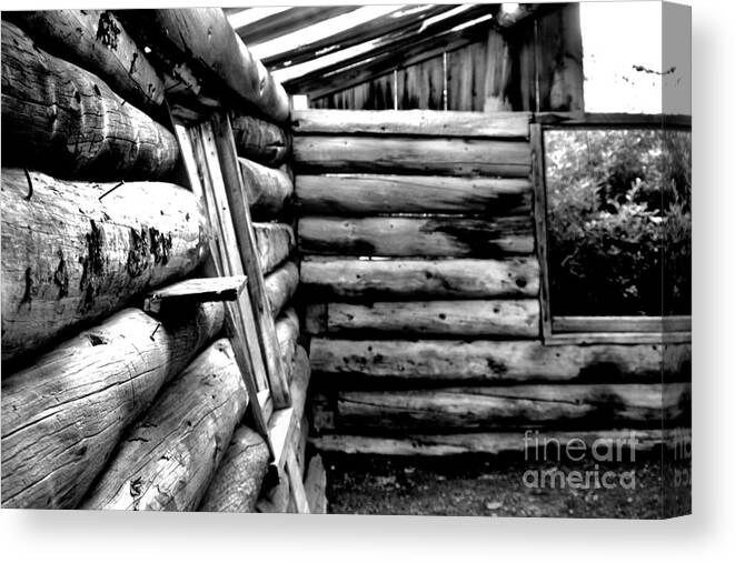 Colorado Canvas Print featuring the photograph Miners Cabin at Weston Pass by JD Smith