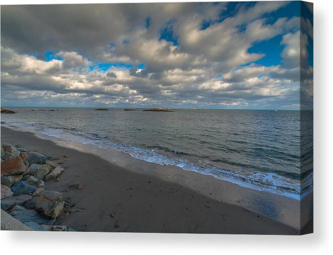 Beach Canvas Print featuring the photograph Minot Beach by Brian MacLean