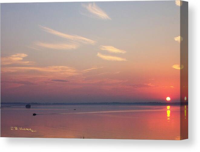 Champlain Canvas Print featuring the photograph Missisquoi Autumn - Coming Home by R B Harper