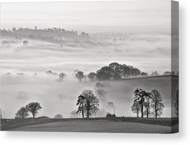 Misty Canvas Print featuring the photograph Misty view by Pete Hemington