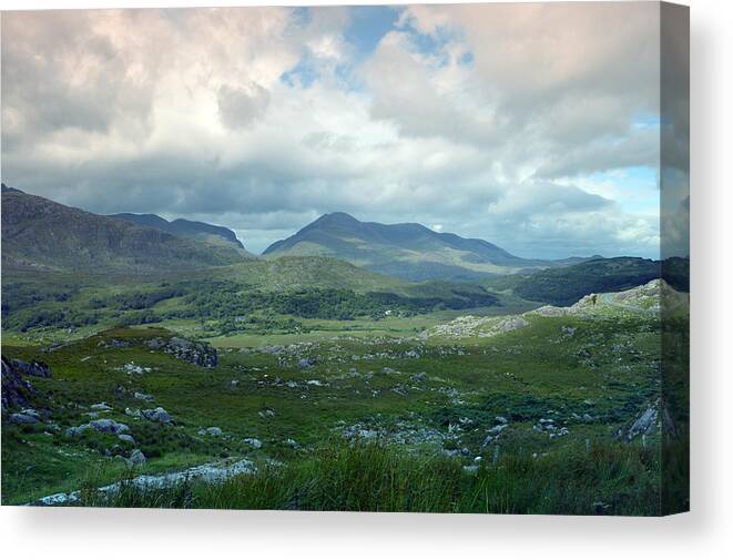  Canvas Print featuring the photograph Molls Gap. by Terence Davis