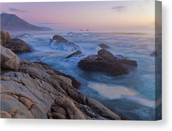 Landscape Canvas Print featuring the photograph Moody Blue by Jonathan Nguyen