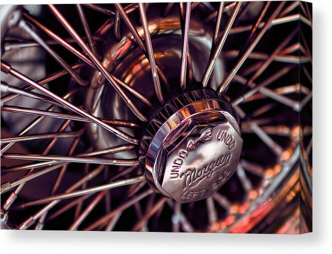 Morgan Canvas Print featuring the photograph Morgan Wire Wheel by EXparte SE