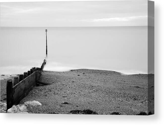 Kingsdown Canvas Print featuring the photograph Morning at Kingsdown by Ian Middleton