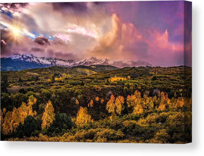 Ridgway Canvas Print featuring the photograph Morning Glory by Ken Smith