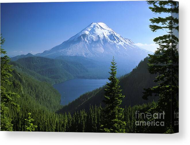 Mt. St. Helens Canvas Print featuring the photograph Mt. Saint Helens by Thomas & Pat Leeson