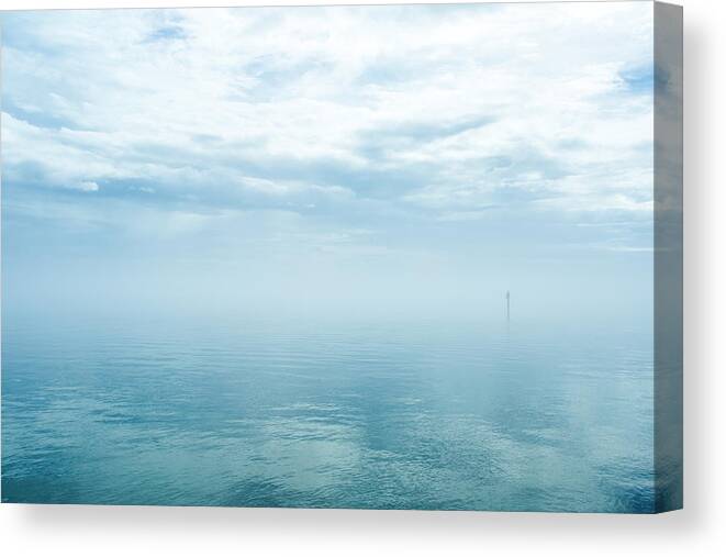 Harkers Island Canvas Print featuring the photograph My Blue Heaven by Paula OMalley