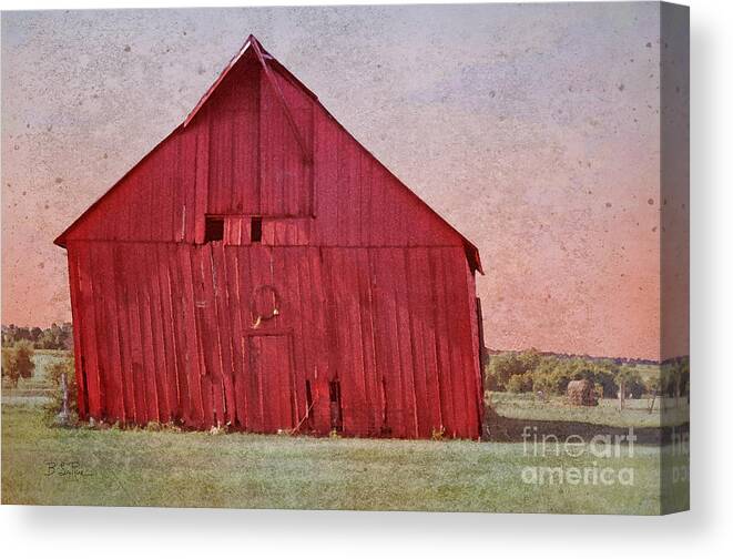 Wooden Barn Canvas Print featuring the photograph My Days Are Done by Betty LaRue