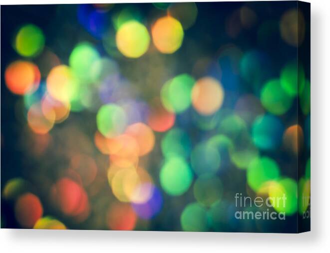 Abstract Canvas Print featuring the photograph Myriad by Jan Bickerton