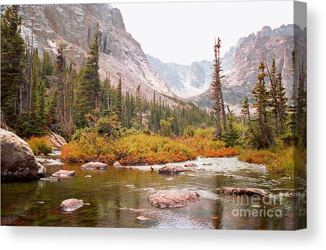 Lake Canvas Print featuring the photograph Mystical Locke by Teri Atkins Brown
