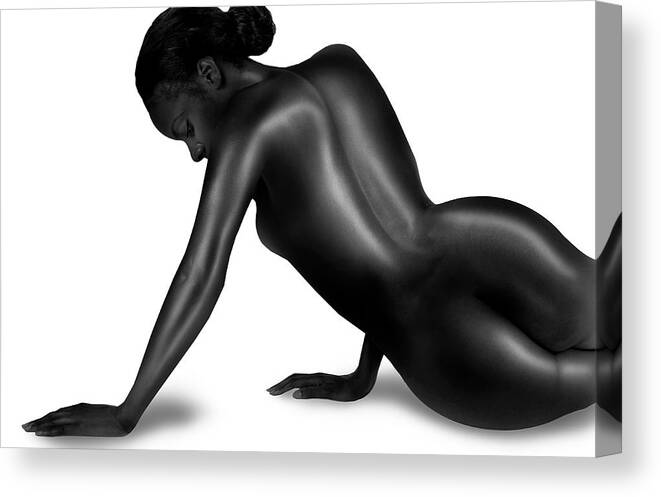 Naked Woman Canvas Print