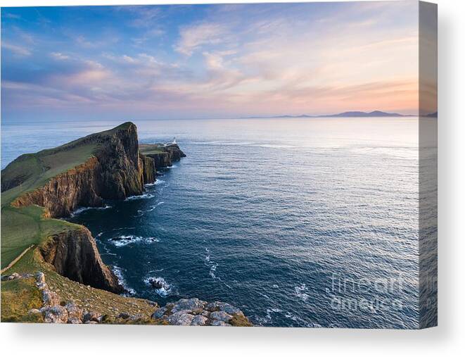 Above Canvas Print featuring the photograph Nest Point Sunset by Maciej Markiewicz
