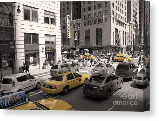 New York Canvas Print featuring the photograph New York by Adriana Zoon