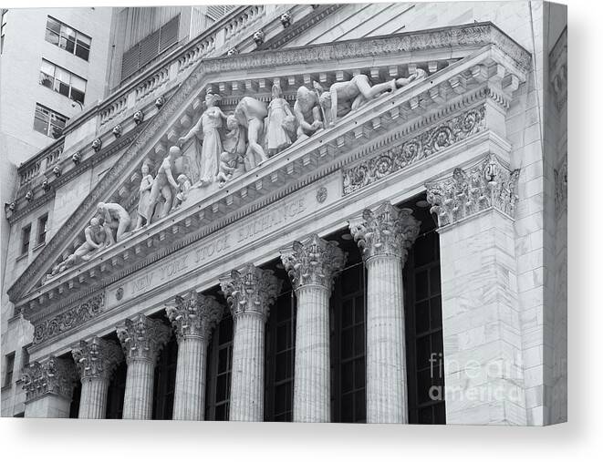 Clarence Holmes Canvas Print featuring the photograph New York Stock Exchange II by Clarence Holmes