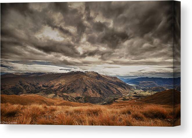 New Zealand Canvas Print featuring the photograph New Zealand by Chris Cousins
